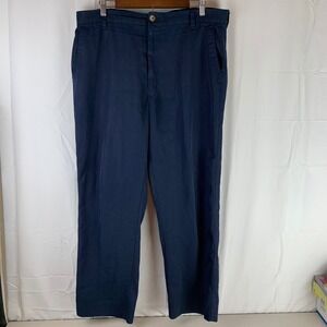 Bulwark Work Pants Mens 38 Navy Blue FR Flame Resistant Nomex Kevlar Utility